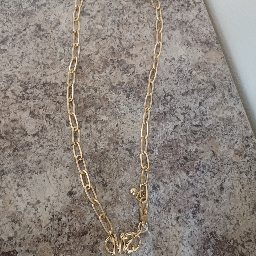 Steve Madden Paper Clip Chain Belt
